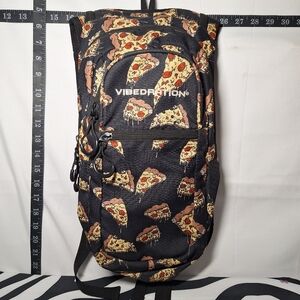 Vibedration Hydration Backpack - Pizza pattern w/o bladder